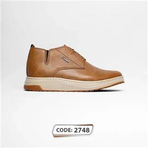 نیم بوت عسلی کلارک زیره کرم آجری بنددار ۲۷۴۸