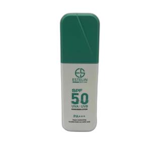 لوسیون ضد آفتاب بدون رنگ استیلن SPF 50 مدل Anti - Aging حاوی محافظ UVA ،UVB، مناسب برای انواع پوست حجم 75 میلی‌لیتر