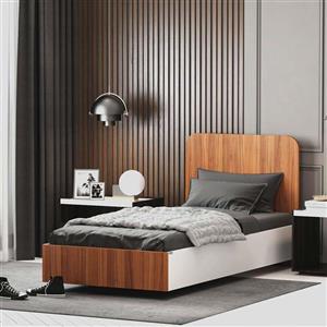 تخت خواب ملامینه یک نفره اعیان مدل FH910 سایز 80x180 سانتی متر