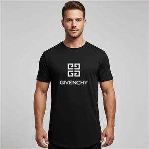 تیشرت لانگ مشکی طرح برند جیوانچی Givenchy | استایل اسپرت | کد BR056