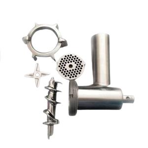 قطعات کامل چرخ گوشت کد 001 مناسب برای چرخ گوشت های ناسیونال و پارس خزر 1400 و1200 مجموعه 5 عددی KFM