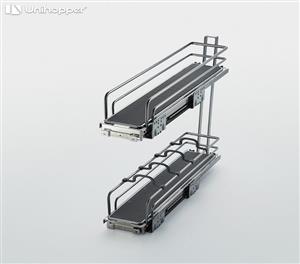 جای بطری و ادویه زیر صفحه ریل از پهلو 2 طبقه آرام بند کف دایموند یونی هوپر کد WB2335