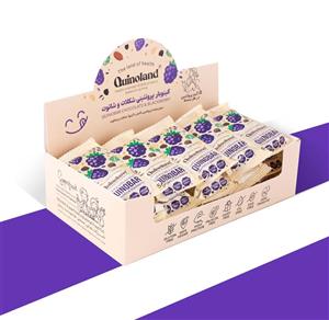 کینوبار پروتئینی شکلات و شاتوت بسته 15 عددی