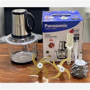 خردکن غذاساز پاناسونیک 4 لیتری 6تیغه طلایی 4 زاپاس سیر پاک کن  و همزن- 3 کاره- قدرت 3000W وات