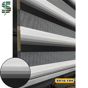 پرده زبرا طرح چوب سه رنگ LCR در 6 طرح