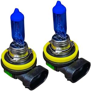 لامپ چراغ مه شکن جلو تک حالته بست یدک مدل یخی پایه H11 مناسب برای تارا بسته ۲ عددی