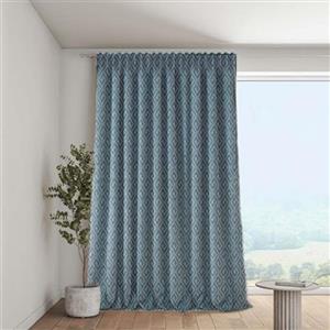 پرده تیکو دکو مدل  دوخت ساده ساتن ژاکارت ابریشم کد greek key سایز 280x300 سانتی‌متر