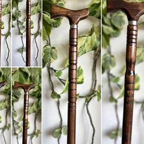 عصا چوبی مدل منبت انگور