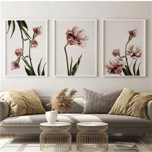 تابلو دکوراتیو هپی لند طرح گل های لاله