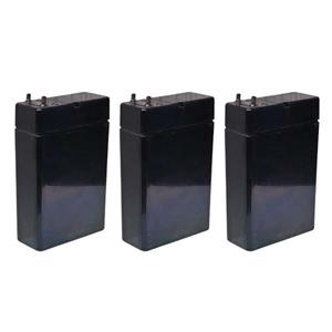باتری سیلد اسید 4 ولت 1600 میلی آمپر ساعت  مدل 4V-1600 بسته 3 عددی