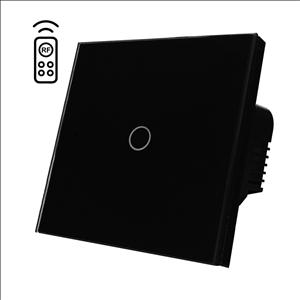 کلید تک پل لمسی مدل Lemo Plus - رنگ مشکی