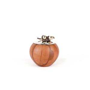 شکلات خوری - ظرف چوبی دردار B2 بلوط درب نقره‌ای برند ریتون