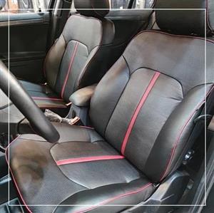 روکش صندلی سمند Samand مدل نوار وسط مغزی برند R-367) ECCCO)