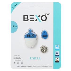 فلش 256GB USB3.1 BEXO B-714 آبی کاربنی
