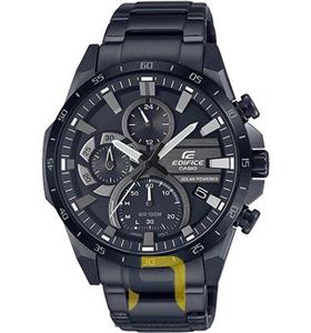 ساعت مردانه کاسیو ادیفایس casio edifice EQS-940DC-1AVاستیل مشکی رنگ ثابت