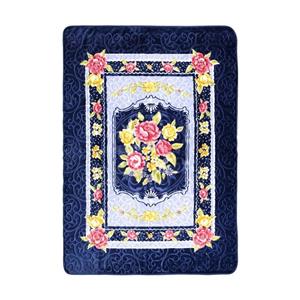 پتو گلبافت مدل گل برجسته کد 226-01 سایز 240x220 سانتی متر 7d7