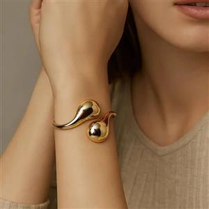 دستبند بنگل طلایی ماهور کد BA00006