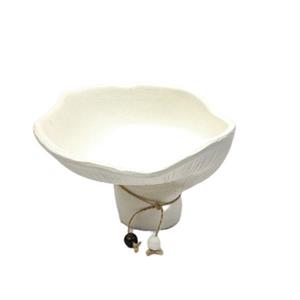 ظرف پذیرایی پایه دار مدل لب کج