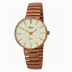 ساعت مچی عقربه‌ای کوارتز مدل کلاسیک فنری کد ti-roz1