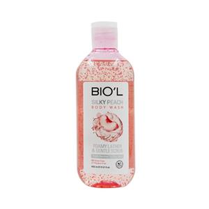 شامپو بدن بیول مدل SILKY PEACH با رایحه هلو ابریشمی مناسب برای پوست چرب و معمولی حجم 400 میلی لیتر