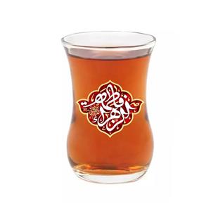 استکان کمر باریک طرح فاطمه الزهرا خط رقاع