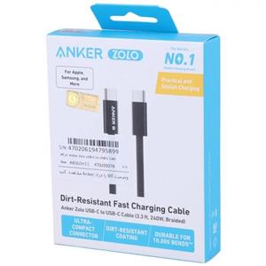 کابل دو سر تایپ سی فست شارژ 240 وات انکر A8060 طول 1 متر