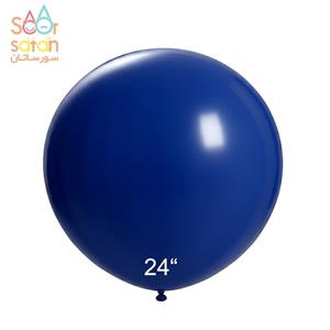 بادکنک بالن 24 اینچ آبی کاربنی