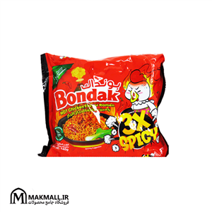 نودل سامیانگ بونداک با طعم تند 3 برابر 140 گرم | Samyang Buldak 3X Spicy Hot Chicken Ramen 140g