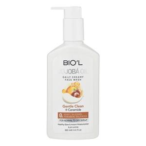 کرم شست‌وشوی صورت بیول مدل JOJOBA OIL مناسب برای پوست‌های معمولی و خشک حجم 250 میلی‌لیتر