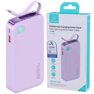 پاور بانک فست شارژ یوسامز CD225 PD 22.5W ظرفیت 10000 میلی آمپر ساعت