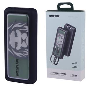 پاور بانک فست شارژ گرین لاین Le Lion Integrated GL-PB88 PD 36W ظرفیت 10000 میلی آمپر ساعت