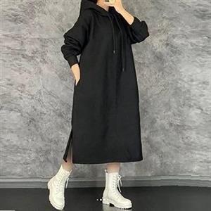 هودی بلند زنانه مدل لندو جنس دورس تو کرکی ضخیم فری تا 48