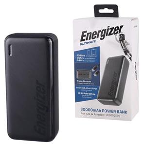 پاور بانک فست شارژ انرجایزر Ultimate UE30055PQ PD3.0 22.5W ظرفیت 30000 میلی آمپر ساعت