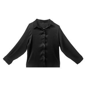 شومیز آستین بلند یقه برگردان زنانه مدل ساده