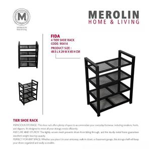 جاکفشی چهار طبقه مرولین مدل فیدا کد 90414