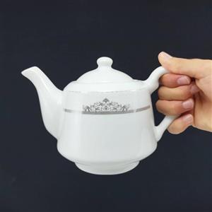 قوری چینی پارس مدل لندنی گنجایش 900 میلی لیتر