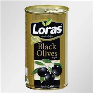 زیتون سیاه لوراس ترکیه 600 گرمی(دانه درشت)