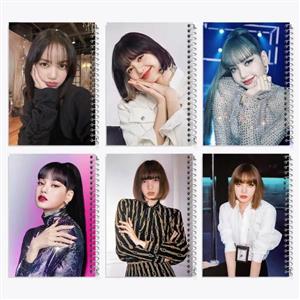 دفتر نقاشی 100 برگ خندالو طرح لیسا بلک پینک (Blackpink)