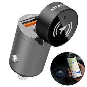 شارژر فندکی و ردیاب خودرو گرین لاین Green Lion Tracker Dual Port Car Charger