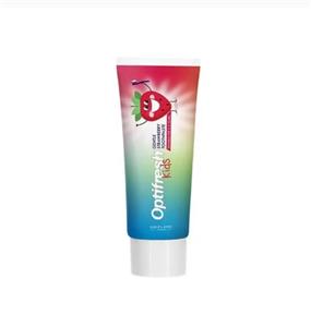 خمیردندان ملایم کودکان اپتیفرش با طعم توت فرنگی حجم 50 میل Optifresh Kids Gentle Strawberry Toothpaste