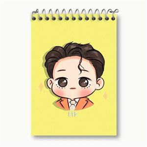 دفتر یادداشت خندالو طرح تهیونگ وی Taehyung گروه بی تی اس BTS