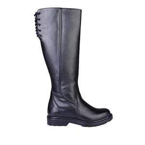 بوت بلند پشت‌بندی چرم زنانه