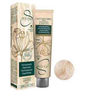رنگ مو بدون آمونیاک سلوم7-11 رنگ سوپر پلاتینه شکلاتی