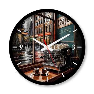 ساعت دیواری کوارتز راویتا مدل کافی شاپ کد 3723
