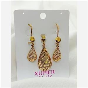 نیم ست طلا روس تراش رنگ ثابت خاص و شیک  