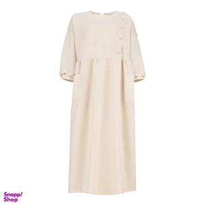 مانتو زنانه السانا مدل رایمن کد 223509 رنگ شیری