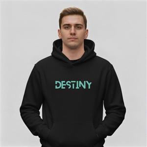 سویشرت دورس مشکی طرح Aqua Destiny | استایل فانتزی و مدرن | کد T026