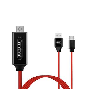کابل اتصال گوشی به تلوزیون 4k ارلدام مدل w12 تایپ سی