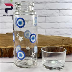 بطری و لیوان 800 میل شب لیمون