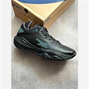 کفش والیبال آسیکس مدل Asics Nova Surge 2 بدون ساق مشکی آبی